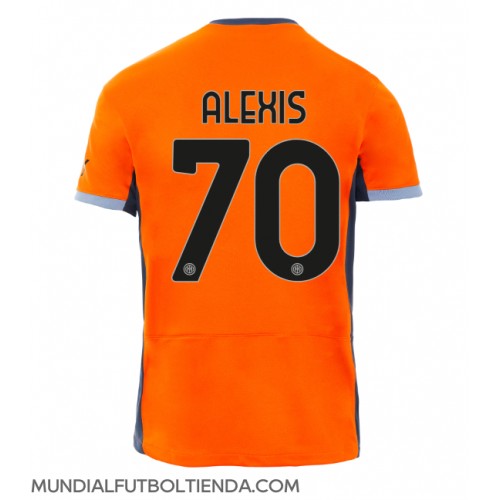 Camiseta Inter Milan Alexis Sanchez #70 Tercera Equipación Replica 2023-24 mangas cortas